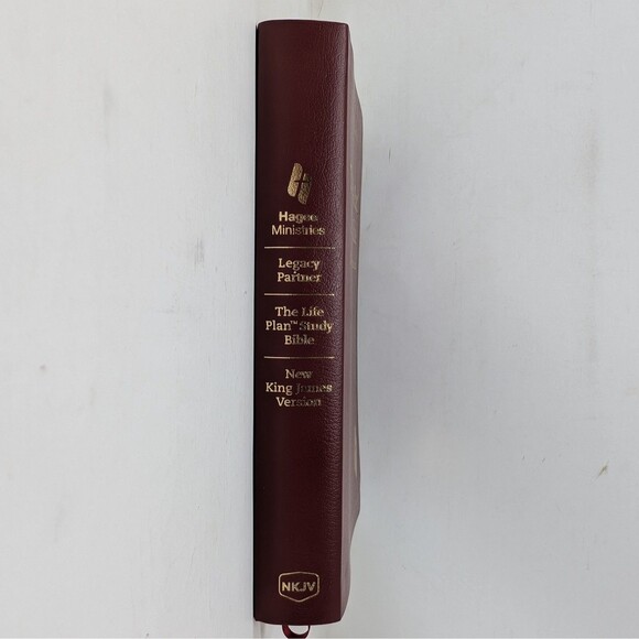 The Life Plan Study Bible Legacy Partner NKJV John Hagee Ministries 2004 EUC - Picture 3 of 10